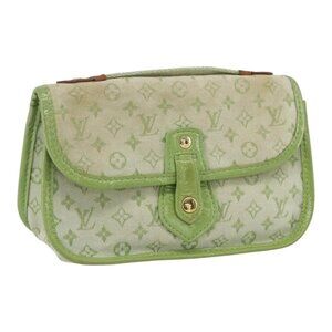 LOUIS VUITTON Monogram Mini Mini Trousse Marie Kate Green M92935 LV Auth 157946